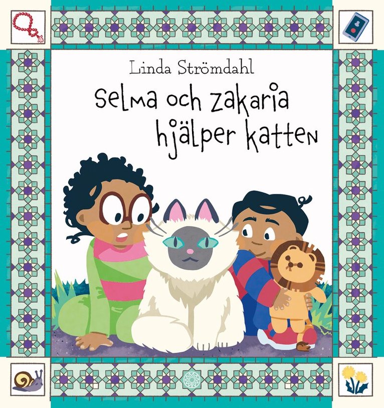 Linda Strömdahl - Selma och Zakaria hjälper katten, Inbunden