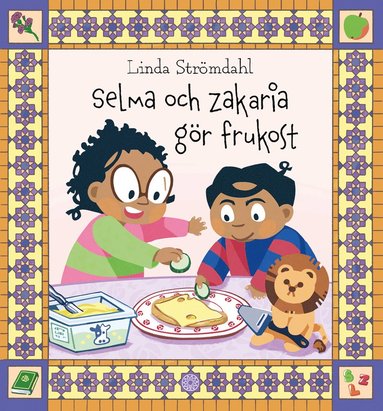 Linda Strömdahl Selma och Zakaria gör frukost