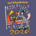 V�ggkalender 2026 Carl Johan De Geer : Modernistens almanacka