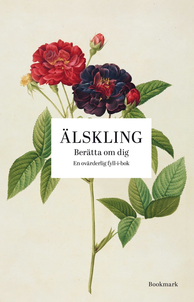 Älskling : berätta om dig, Kartonnage