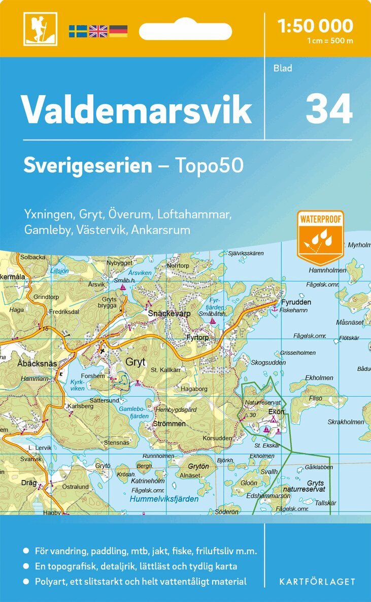 34 Valdemarsvik Sverigeserien Topo50, Övrigt