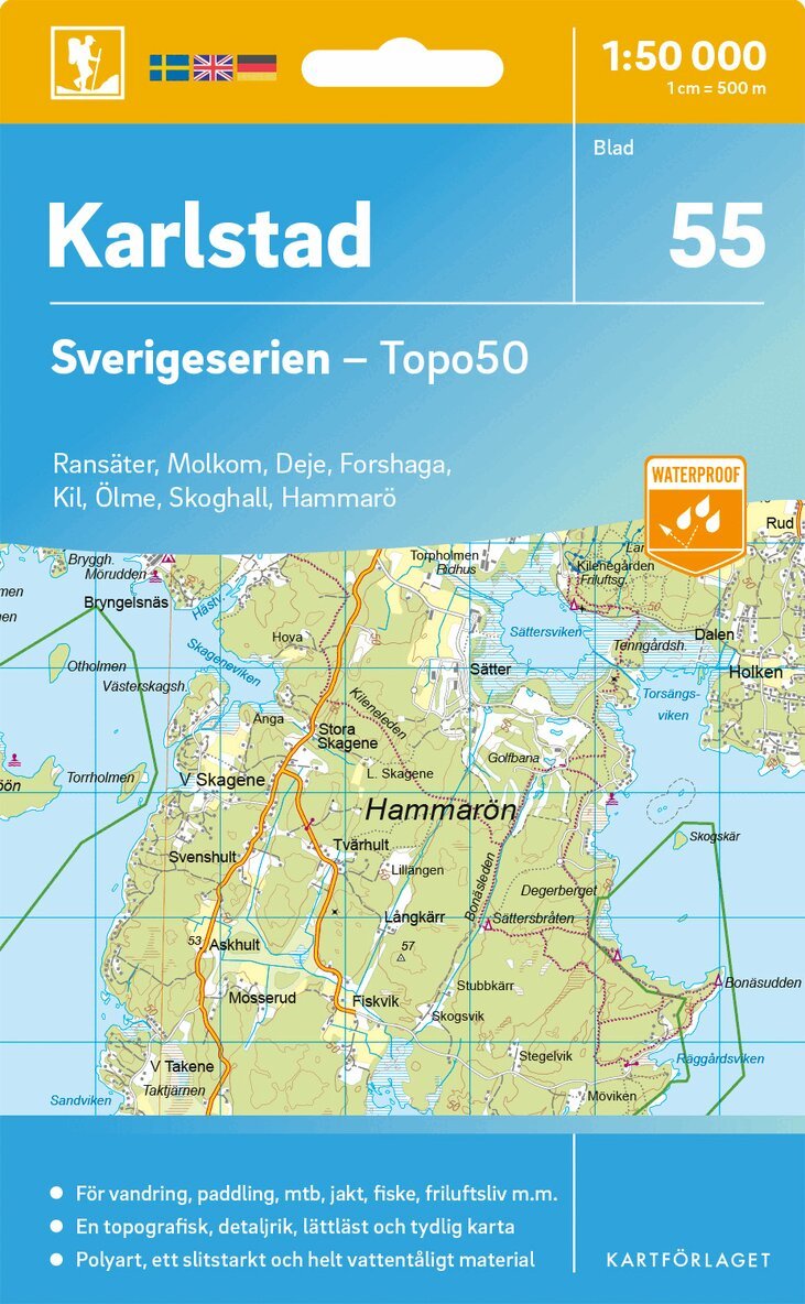55 Karlstad Sverigeserien Topo50, Övrigt