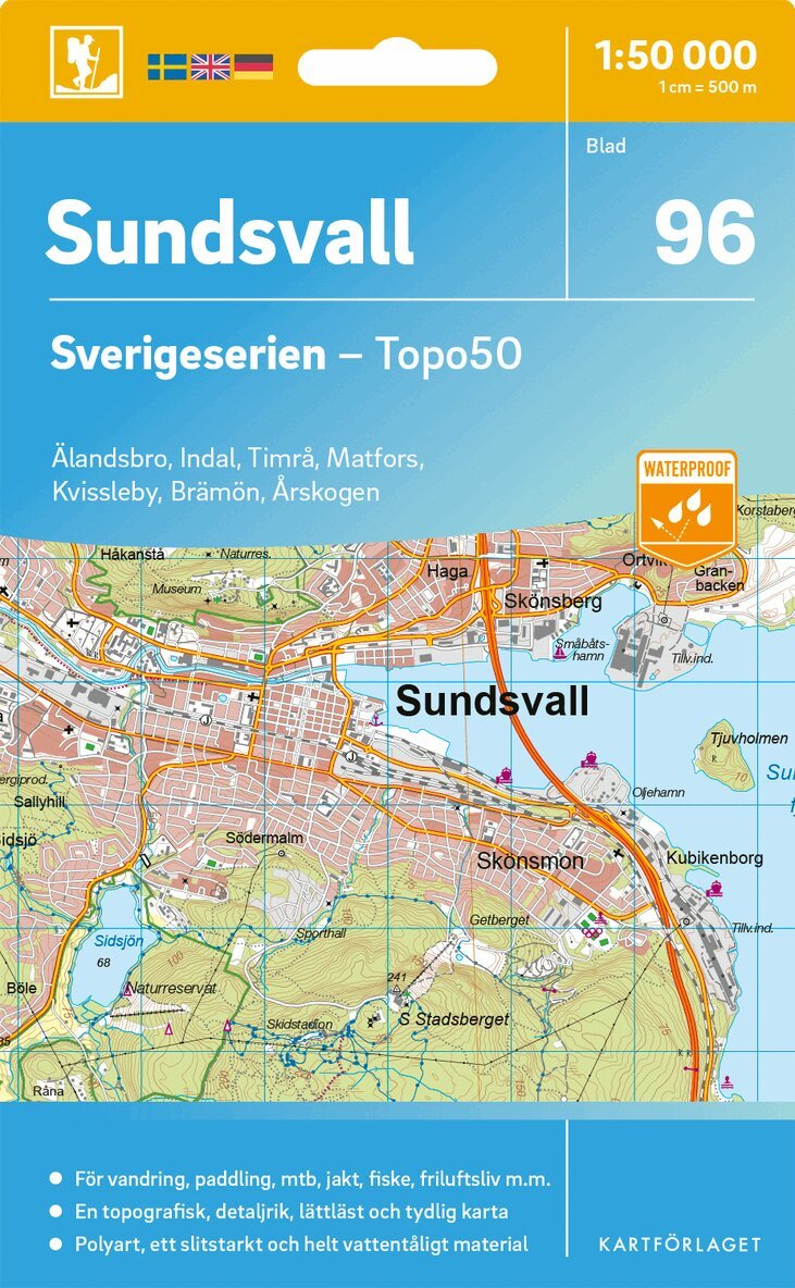 96 Sundsvall Sverigeserien Topo50, Övrigt