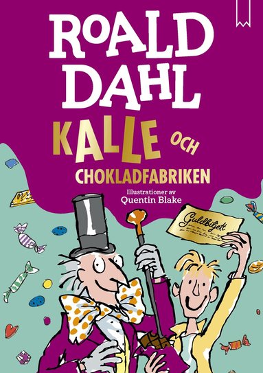 Roald Dahl - Kalle och chokladfabriken, Kartonnage. Tillgänglighet: Lägg till