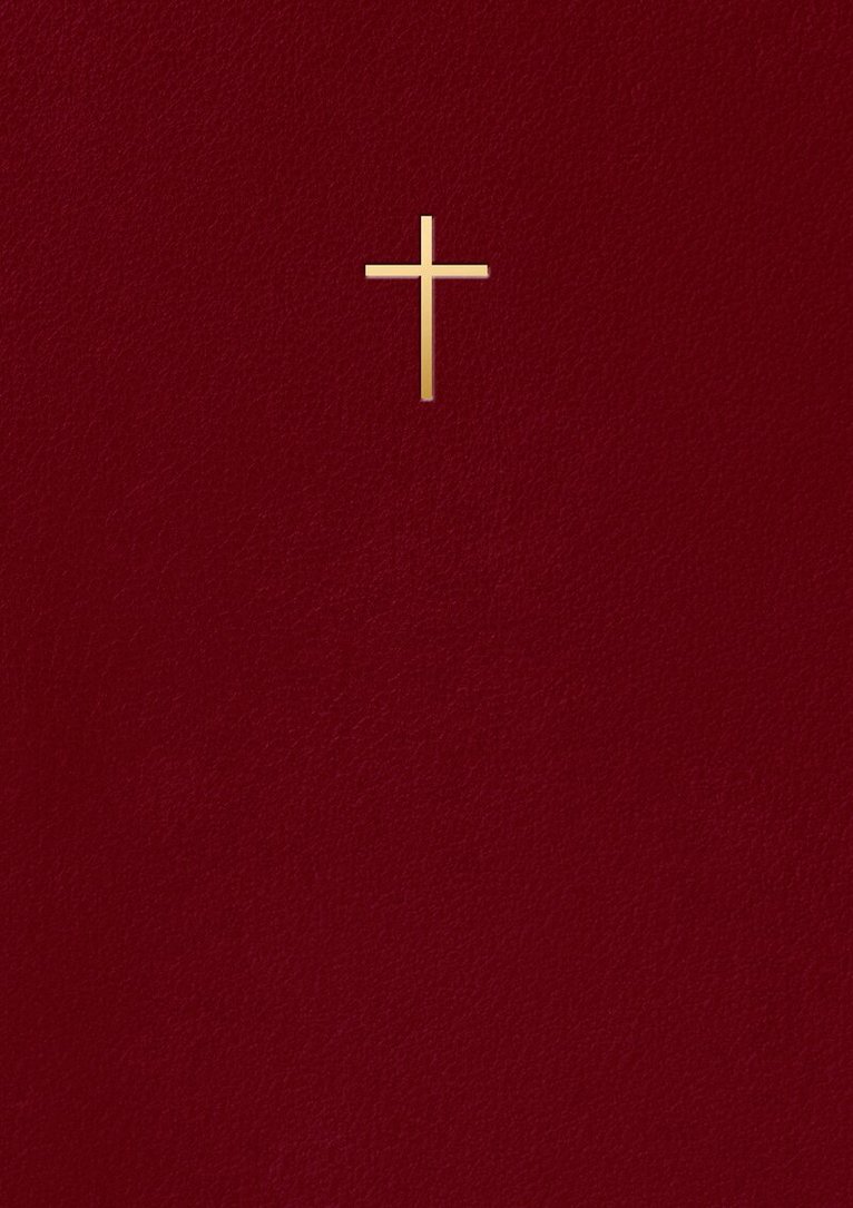 Bibel 2026 Vinröd konstskinn, Inbunden