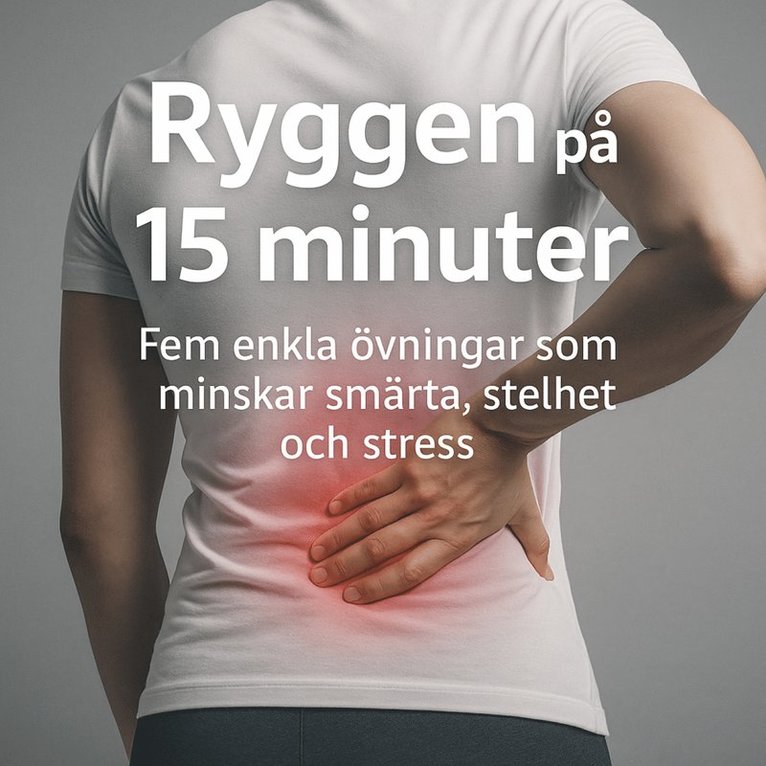 Rolf Jansson - 15 minuter mot ryggont – Fem enkla övningar som minskar smärta och stelhet, Ljudbok