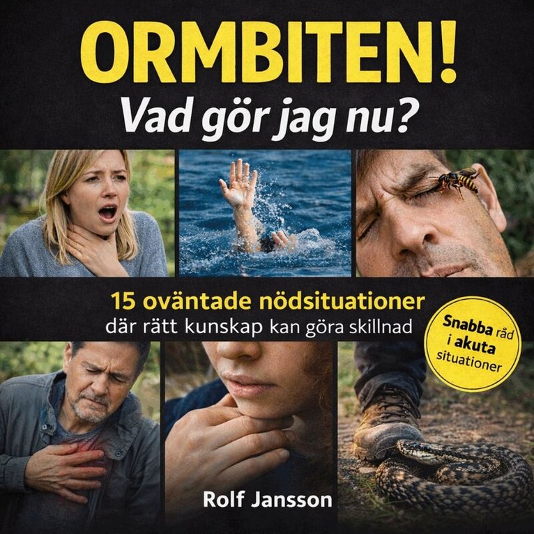 Rolf Jansson - Ormbiten! Vad gör jag nu? 15 oväntade nödsituationer, Ljudbok