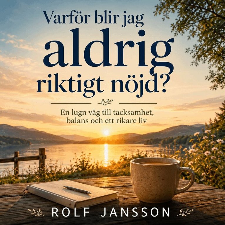 Rolf Jansson - Varför blir jag aldrig riktigt nöjd? En lugn väg till tacksamhet, balans och ett rikare liv, Ljudbok