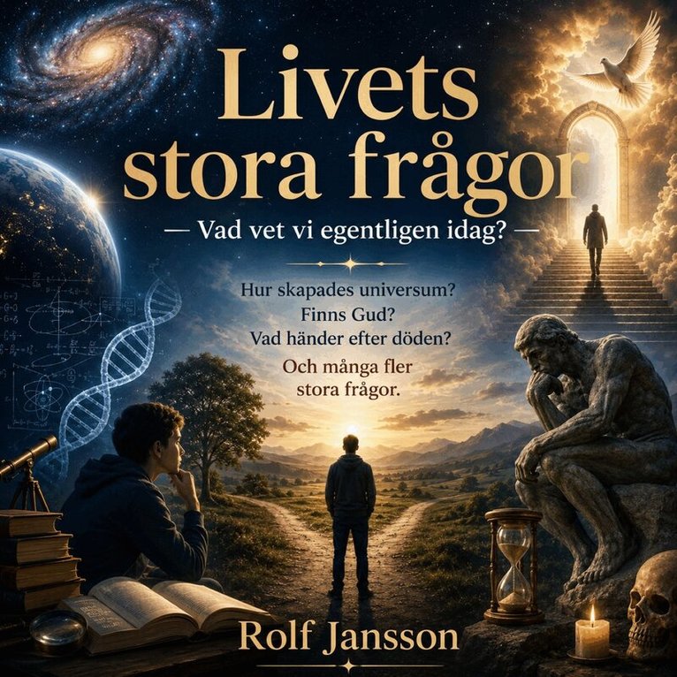 Rolf Jansson - Livets stora frågor – Vad vet vi egentligen idag? Hur skapades universum? Finns Gud? Vad händer efter döden? Och många fler stora frågor., Ljudbok
