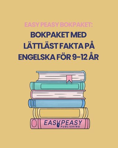 Bokpaket med lättläst fakta på engelska för 9-12 år