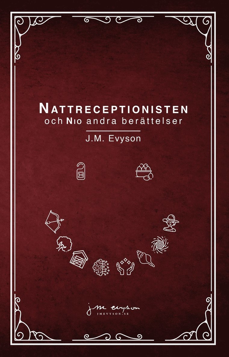 J.M Evyson - Nattreceptionisten och nio andra berättelser, E-bok