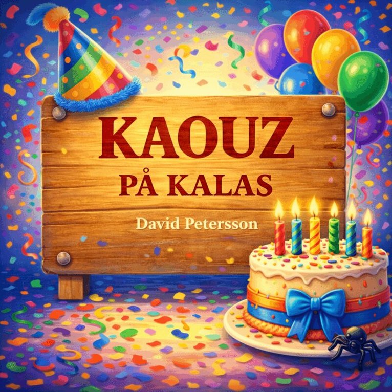 David Petersson - Kaouz på kalas, Ljudbok