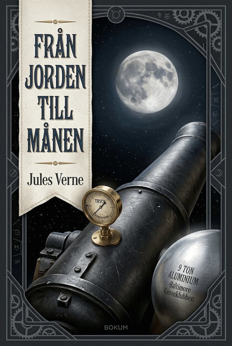 Jules Verne - Från jorden till månen, E-bok