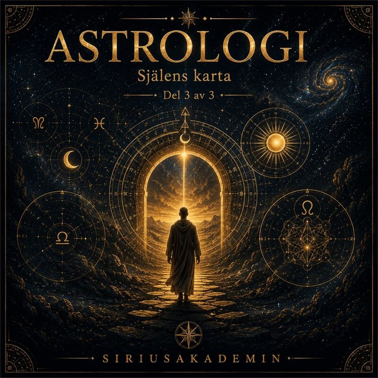 Siriusakademin - Astrologi – Del 3: Själens karta, Ljudbok. Tillgänglighet: Lägg i varukorg