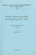 Gregers Matssons kostbok för Stegeborg 1487-1492