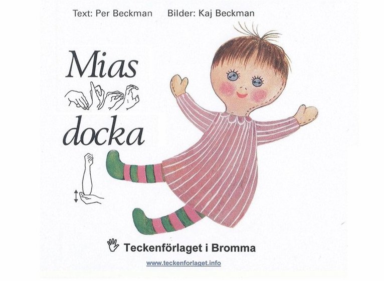 Per Beckman - Mias docka - Barnbok med tecken för hörande barn, E-bok
