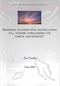 Samiska studenters inställning till högre utbildning vid Umeå universitet