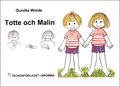 Totte och Malin - Barnbok med tecken fr hrande barn