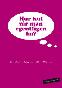 e-Bok De skönaste frågorna till 118 118 sms