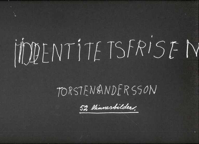 Magnus Bons - Identitetsfrisen : 52 minnesbilder, Inbunden