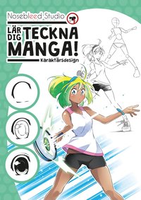 e-Bok Nosebleed Studio lär dig teckna manga!  karaktärsdesign
