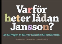 Hans Ekström - Varför heter lådan Jansson? : 100 kända namn på mat och dryck., Kartonnage