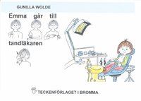e-Bok Emma går till tandläkaren   Barnbok med tecken för hörande barn <br />                        E bok