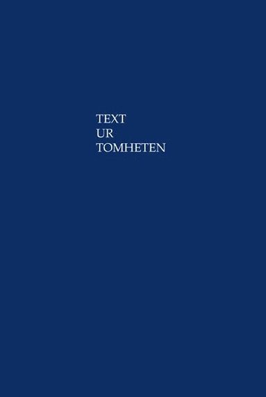 Percival Text ur Tomheten