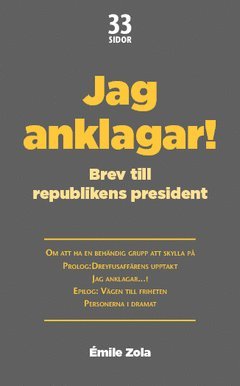 Jag anklagar…! : Brev till republikens president