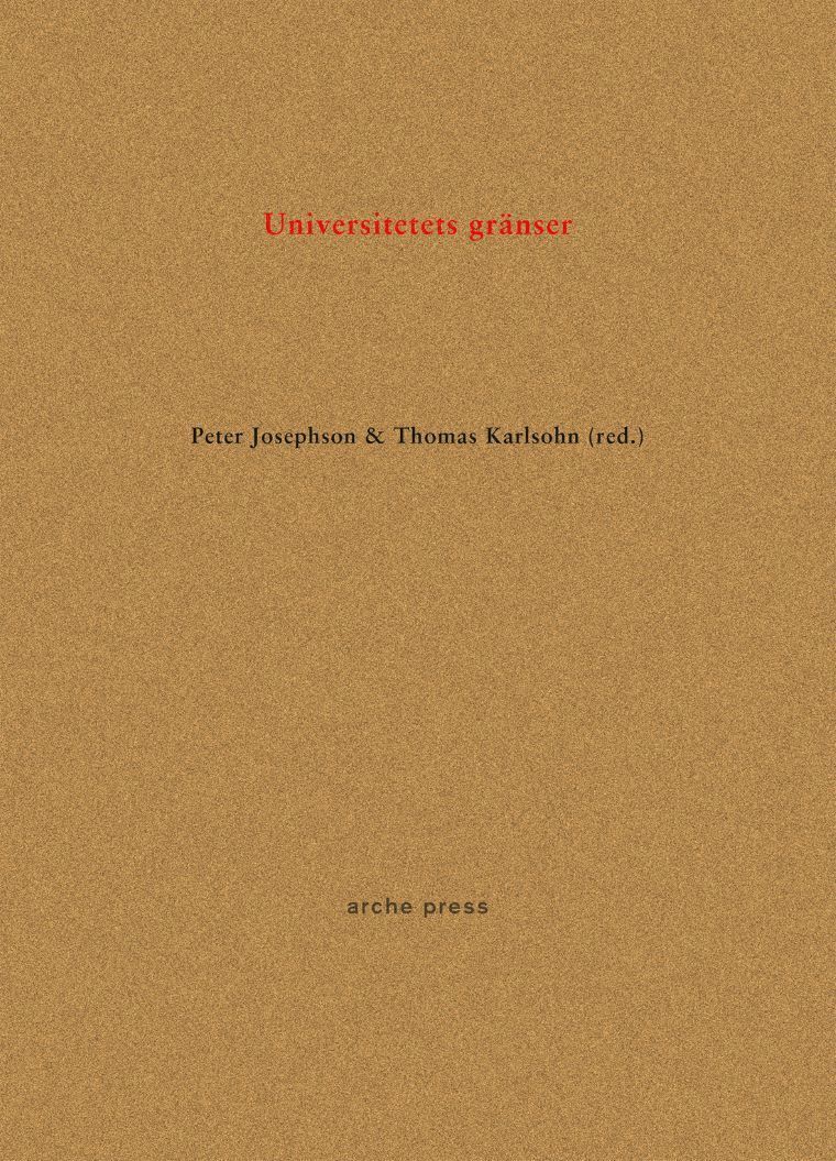 Universitetets gränser, Häftad