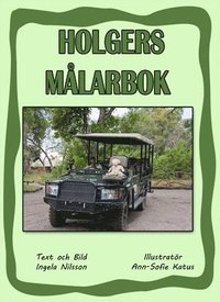 e-Bok Holgers gröna målarbok   Måla med Holger på safari