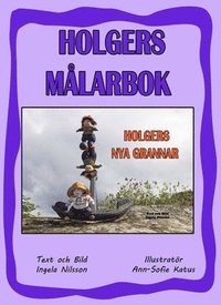 e-Bok Holgers lila målarbok   Måla med Holgers nya grannar