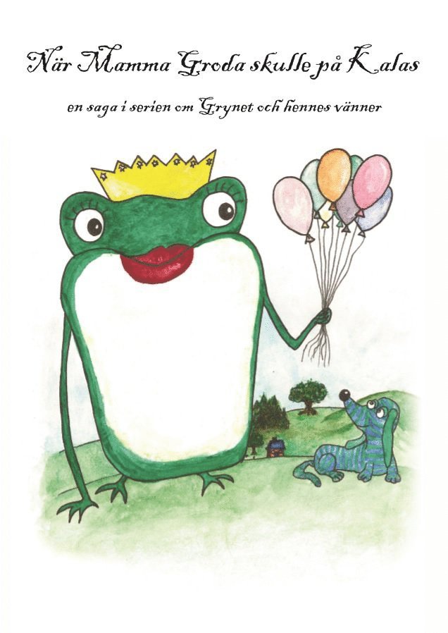 Maria Dellenmark Blom - När mamma Groda skulle på kalas, Inbunden