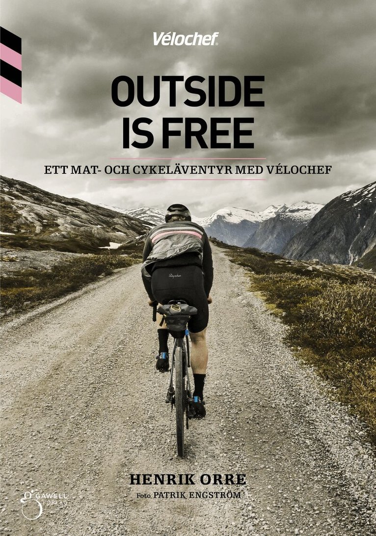 Henrik Orre - Outside is free, ett mat-och cykeläventyr med Velochef, Kartonnage