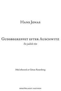 Gudsbegreppet efter Auschwitz : En judisk röst