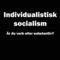 Individualistisk socialism : är du verb eller substantiv?