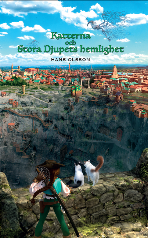 Hans Olsson - Katterna och Stora Djupets hemlighet, Kartonnage