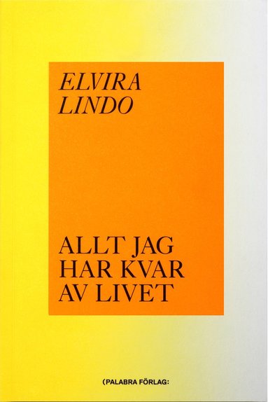 Elvira Lindo Allt jag har kvar av livet