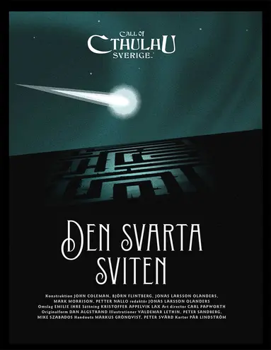 Petter Nallo, Jonas Larsson Olanders, Mark Morrison, John Coleman - Call of Cthulhu Sverige. Den svarta sviten, Kartonnage