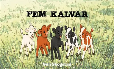 Gun Skogstad - Fem kalvar, Inbunden