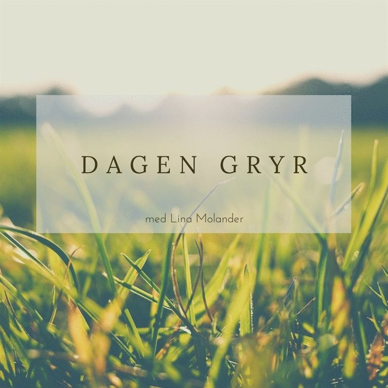 Lina Molander - Dagen gryr, Ljudbok
