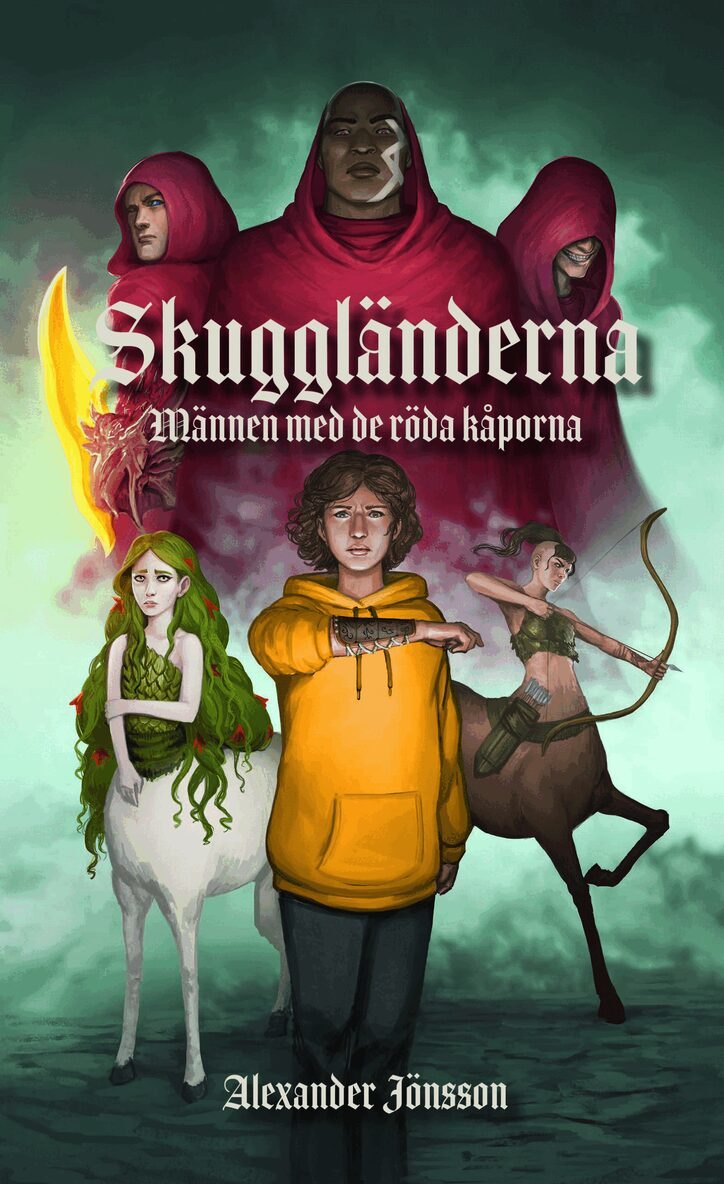 Alexander Jönsson - Männen med de röda kåporna, Kartonnage