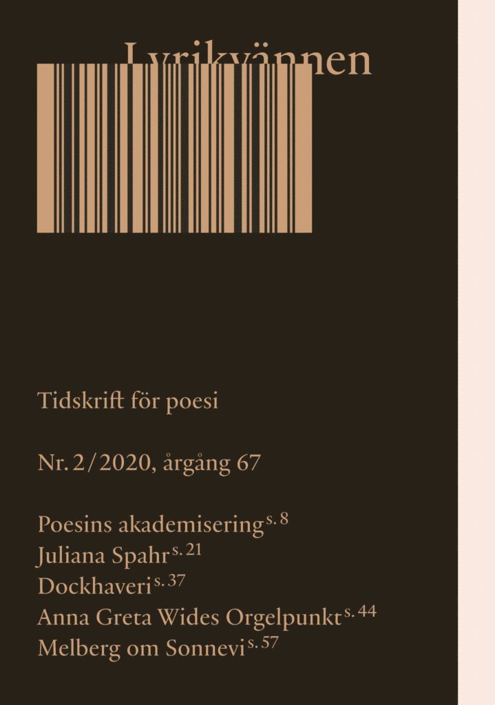 Lyrikvännen 2(2020), Övrigt