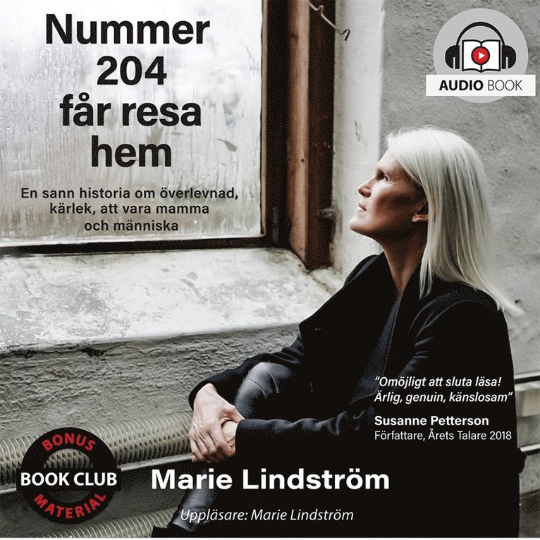 Marie Lindström - Nummer 204 får resa hem, Ljudbok