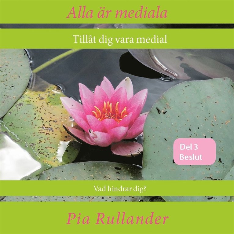 Pia Rullander - Alla är mediala. Tillåt dig vara medial: Vad hindrar dig? Att fatta beslut, Ljudbok
