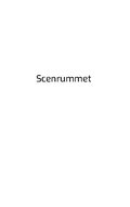 Scenrummet