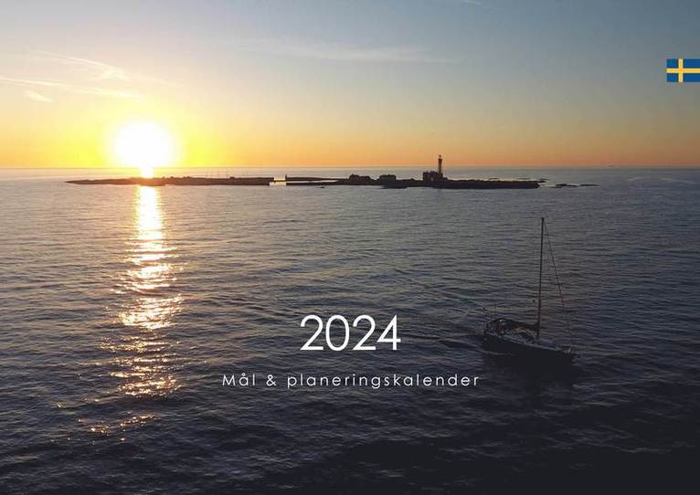 Andreas Eklöf - 2024 mål & planeringskalender (väggkalender), Häftad