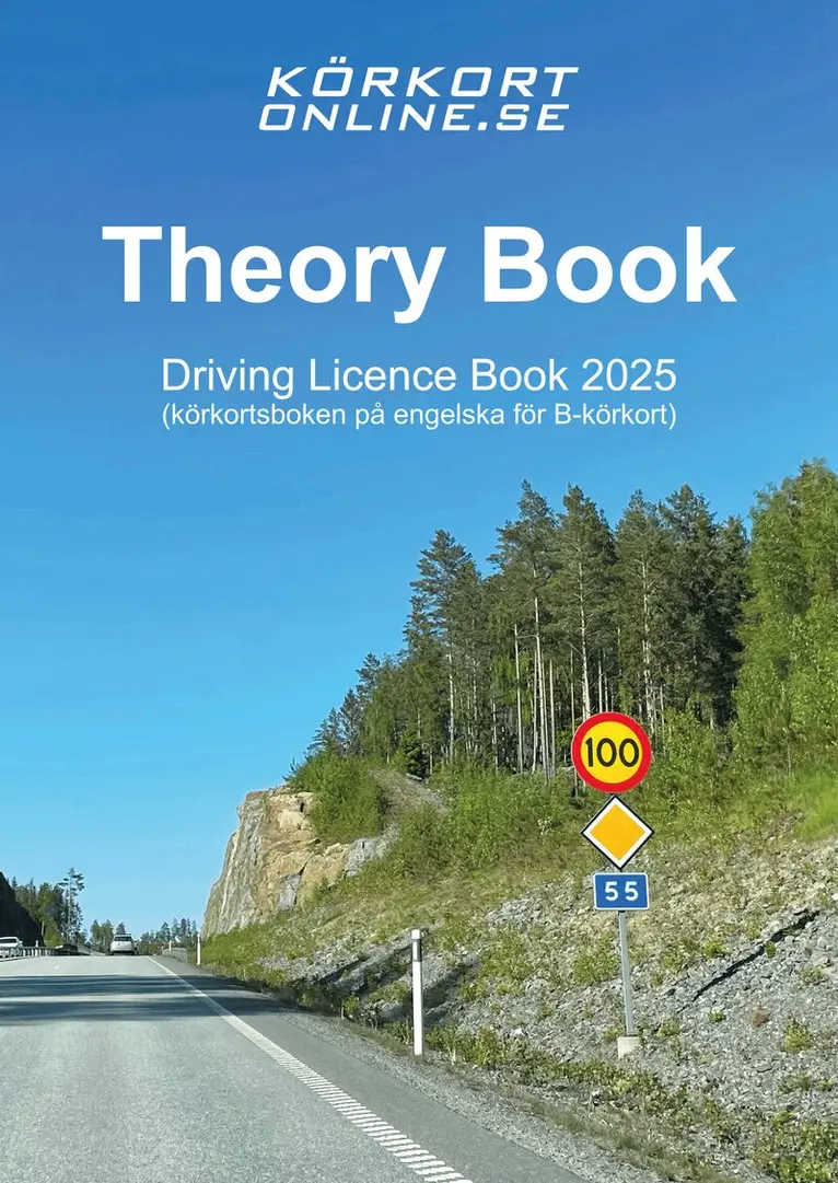 Körkortonline.se - Theory Book : Driving Licence Book 2025 (körkortsboken på engelska för B-körkort), Häftad