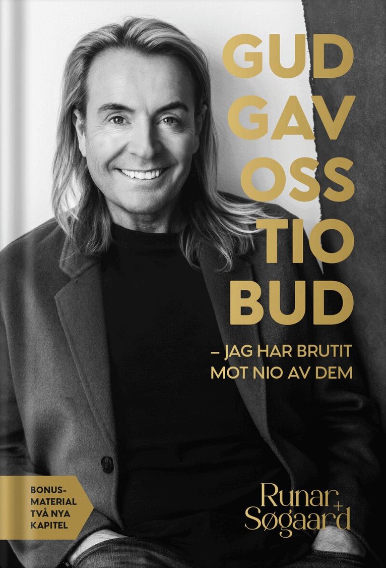Runar Søgaard - Gud gav oss tio budord – jag har brutit mot nio av dem, Kartonnage