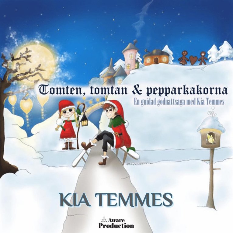 Kia Temmes - Tomten, tomtan och pepparkakorna, en guidad godnattsaga, Ljudbok